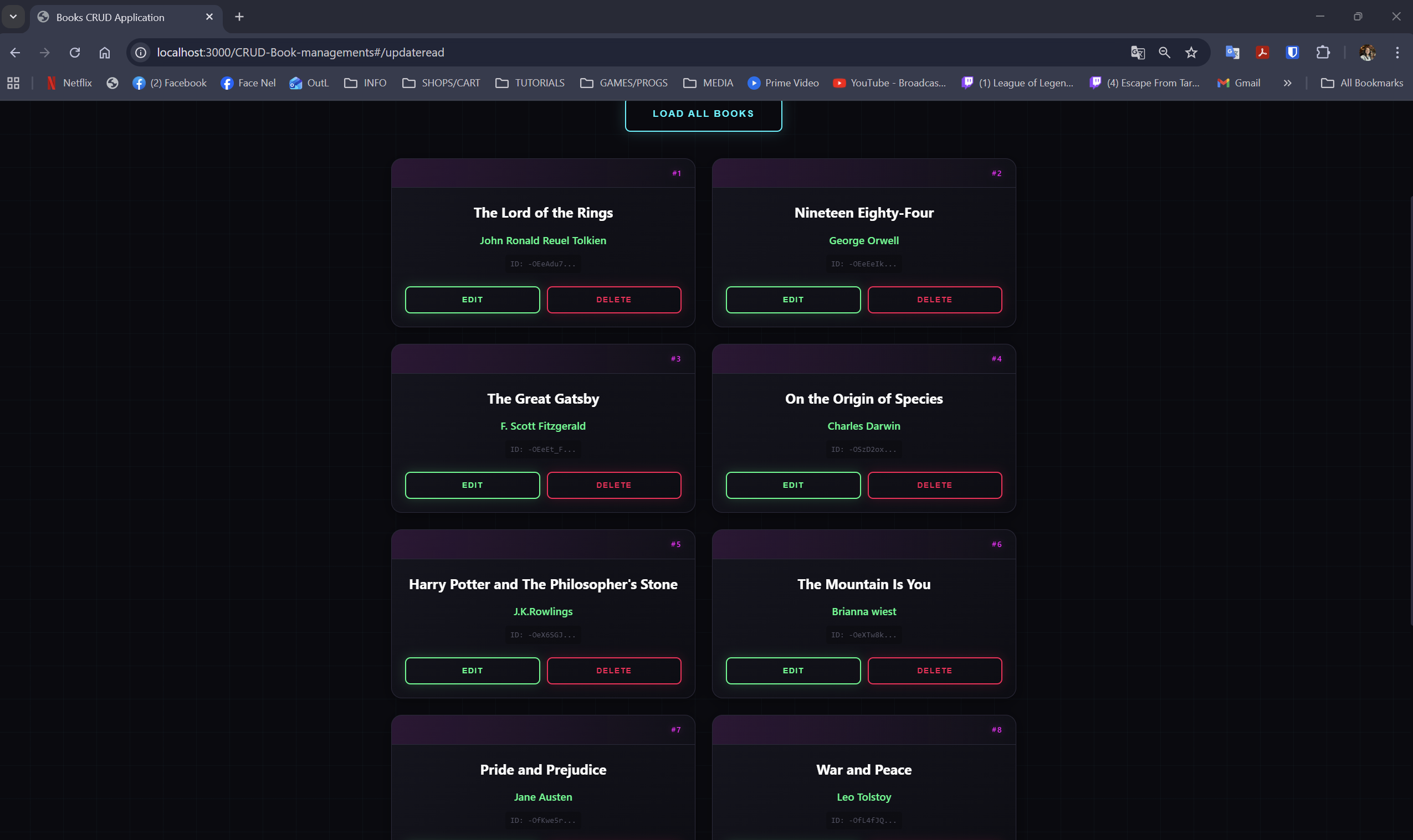 Book Management React - Part 2